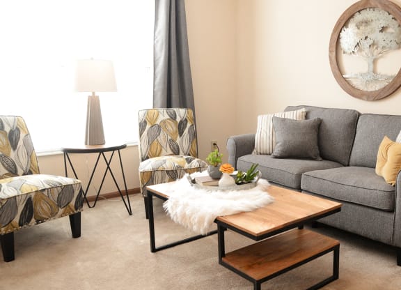 in-unit living room