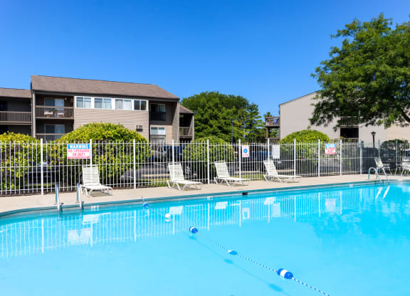 the pool at the falls at rolland park apartments fl