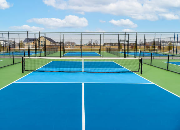 Pickleball Courts at The Strand at Beulah Townhomes
