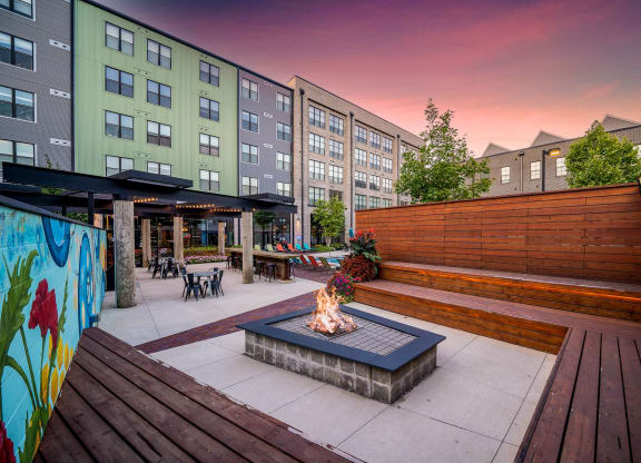 River and Rich Fire Pit