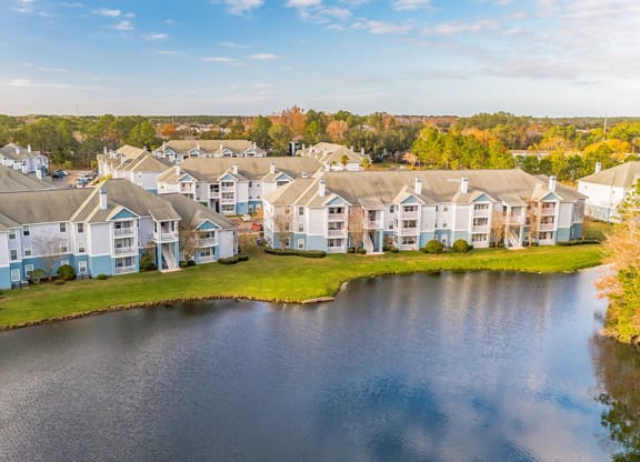Landings at Lake Gray aerial
