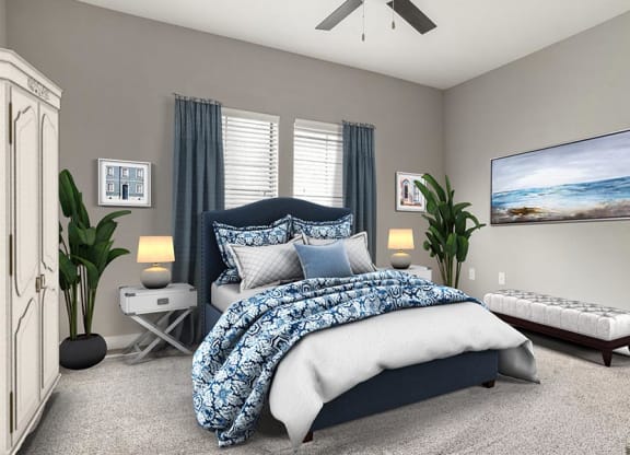 oak 2x2 bedroom 1090 sf