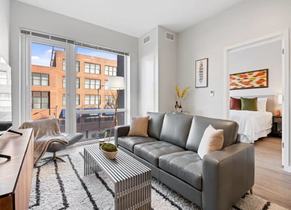 Living Room at 23rd Place Apartment, Chicago, IL
