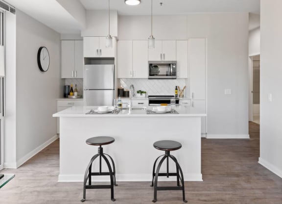 Island Kitchen at 23rd Place Apartment, Chicago, IL, 60654