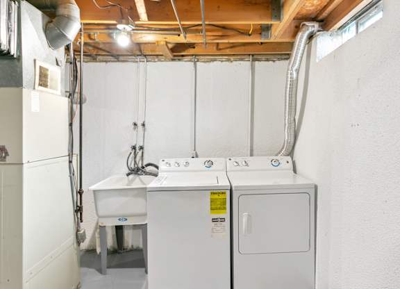 Laundry Room at The Village of Hyde Park, Detroit, Michigan