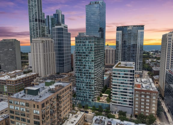 Tall Buildings at One 333, Chicago, Illinois, 60605