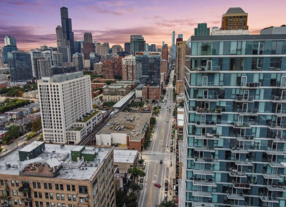 Building Exterior at One 333, Chicago, Illinois