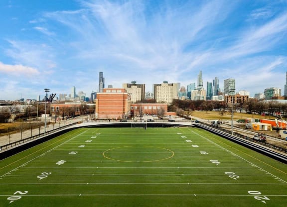Soccer Stadium at 23rd Place Apartment, Illinois