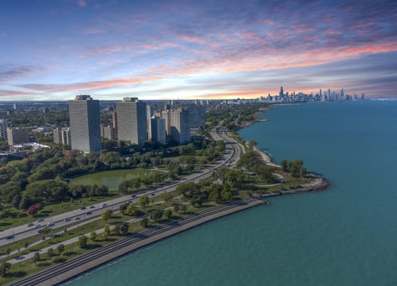 Gorgeous Chicago Cityscape 6 at Twin Towers, Illinois, 60615