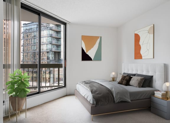 Gorgeous Bedroom at Asbury Plaza, Illinois, 60654