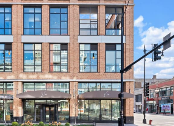 Building Exterior View at 23rd Place Apartment, Chicago, 60654