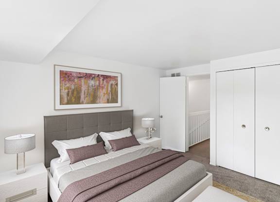 Gorgeous Bedroom at The Village of Hyde Park, Detroit, Michigan