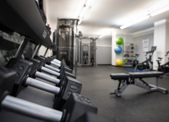 Two Level Fitness Center at Twin Towers, Chicago, IL