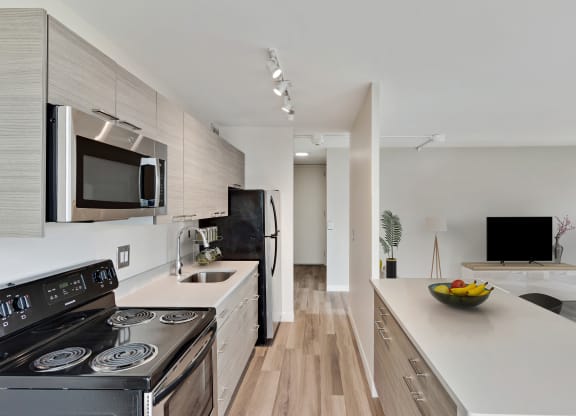 Fully Equipped Kitchen at The Pavilion, Michigan, 48207