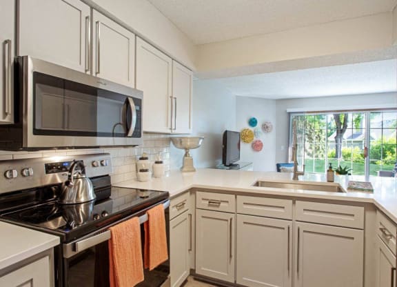 Furnished Kitchen at Seasons Villas, Minnesota