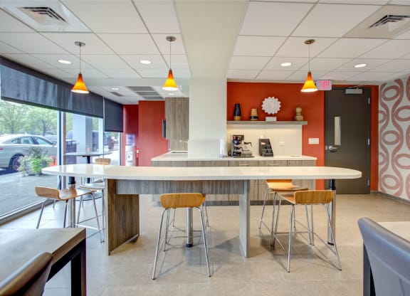 Newly upgraded resident kitchen  at The Pavilion, Detroit, 48207