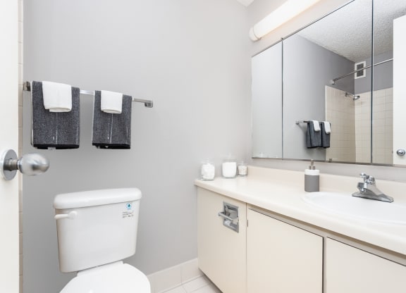 Bathroom at Columbus Plaza, Illinois, 60601
