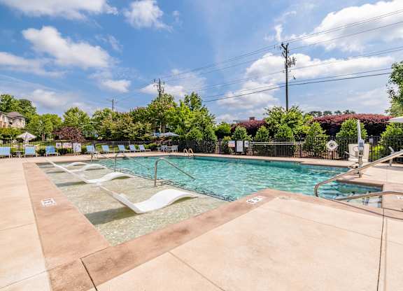 Swimming pool at 1701 North Apartment Homes Apartments, Chapel Hill