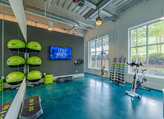 Gym at 1701 North Apartment Homes Apartments, Chapel Hill, NC, 27514
