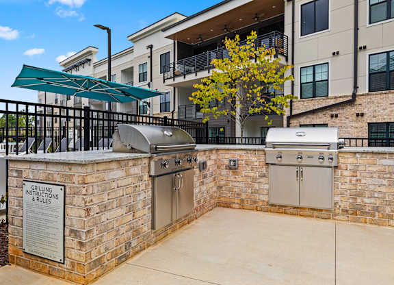 BBQ Area at Views at Flowers, North Carolina