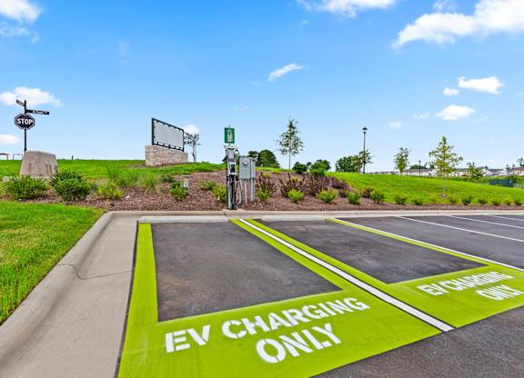 EV Charging Station at Views at Flowers, North Carolina