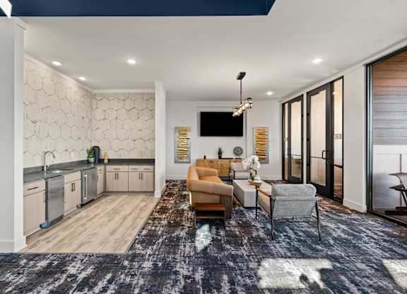 Community Kitchen at Views at Flowers, Clayton, North Carolina