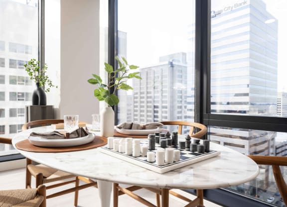 Dining Area at 220 Meridian, Indianapolis, IN 46204