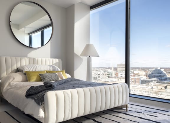 Luxury Bedroom at 220 Meridian, Indianapolis, IN 46204