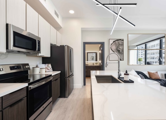 Kitchen at 220 Meridian, Indianapolis, IN 46204