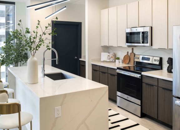 Kitchen at 220 Meridian, Indianapolis, IN 46204