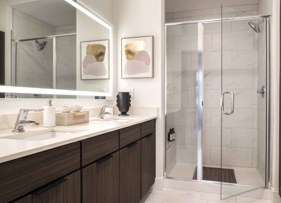 Master Bath at 220 Meridian, Indianapolis, IN 46204