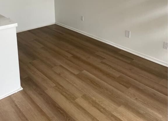 an empty room with a ceiling fan at Fiesta Apts, Lompoc, CA 93436