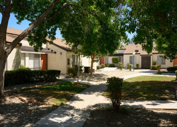 a group of houses with trees in front of them at Villa Hemet, California, 92543