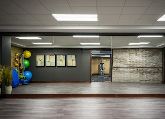 Huge Stretching & Yoga Alcove  at Victoria Park and V2 Apartments, St. Paul