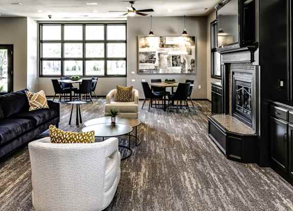 Community clubhouse at Deerfield Clubhouse Apartments in Fremont, NE