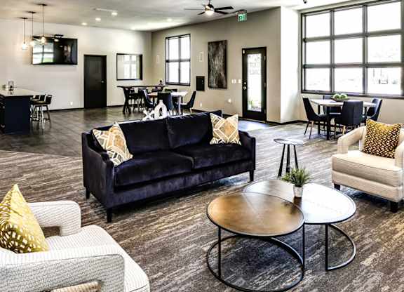Community clubhouse at Deerfield Clubhouse Apartments in Fremont, NE