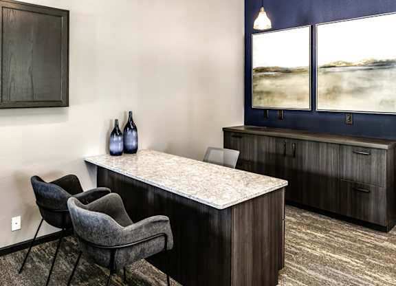 Community clubhouse at Deerfield Clubhouse Apartments in Fremont, NE