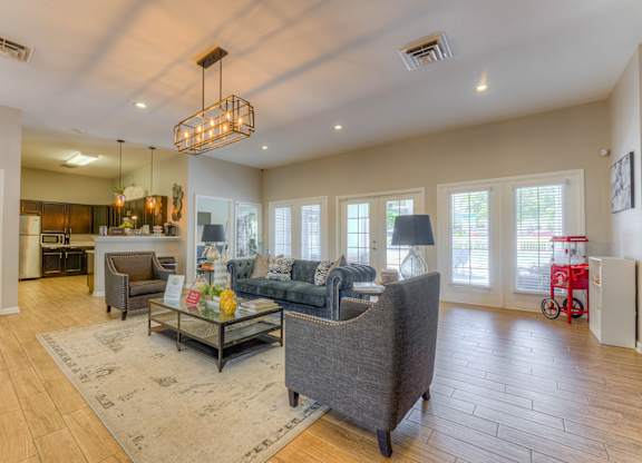Community Clubhouse at Parham Pointe Apartments in Little Rock, AR