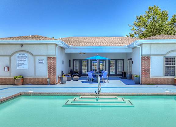 Shimmering Swimming Pool at Parham Pointe Apartments in Little Rock, AR