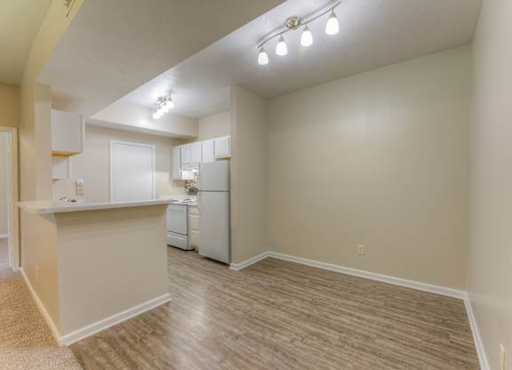 One and two bedroom apartment homes featuring efficient appliances, hardwood floors, walk-in closets, washer and dryer connections and much more at Parham Pointe Apartments in Little Rock, AR
