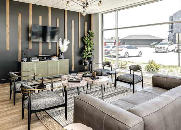 Community clubhouse at Edge 204 in Omaha, NE