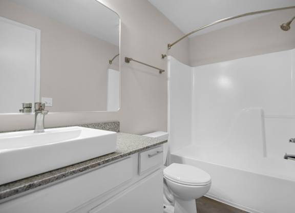 One and two bedroom apartment homes featuring efficient appliances, hardwood floors, walk-in closets, washer and dryer connections and much more at Parham Pointe Apartments in Little Rock, AR