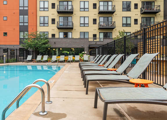 the pool at Be @ Axon Green, Minnesota, 55416