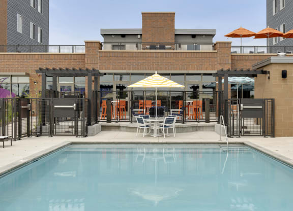 Swimming Pool And Sundeck at Galante at Parkside, Minnesota