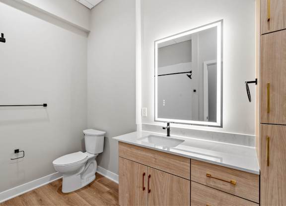 Master Bathroom at Expo Apartments, Minneapolis, MN, 55414
