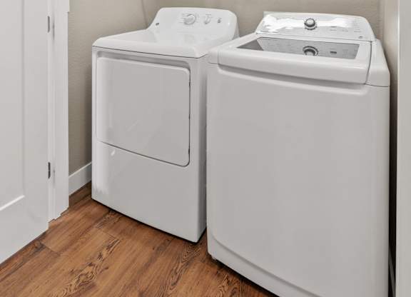 In-unit laundry in the Modern Collection at Evans Meadows Apartments in Elk River, MN 55330
