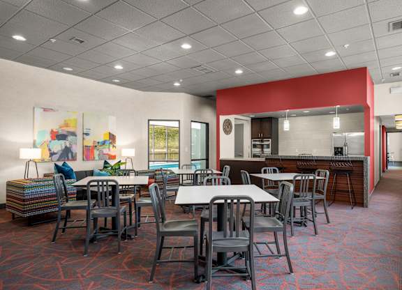 Community Room at Mears Park Place, St. Paul, MN