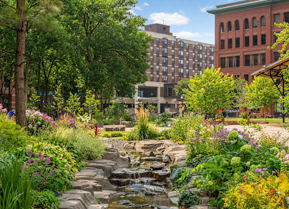 Mears Park in Lowertown, Saint Paul, MN 55101