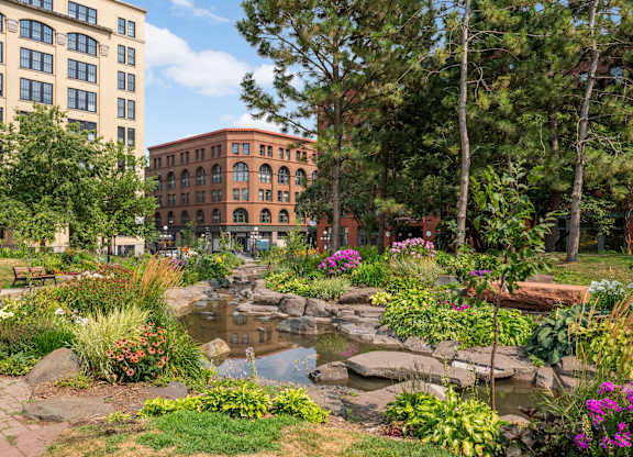 Mears Park in Lowertown, Saint Paul, MN 55101