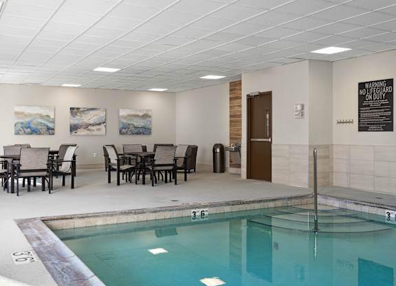 Indoor Pool And Sundecks at The Edina Towers, Minnesota, 55435